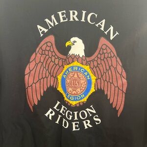American Legion Riders Black Graphic Tee